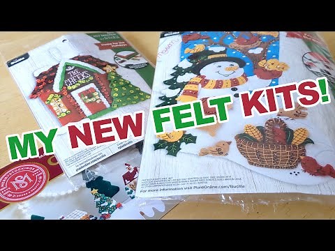 FeltTube 6 - My New Bucilla Kits And Plans!