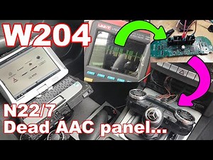 Mercedes C220 W204 Climate controls not working... Fault finding and repair.