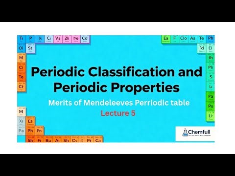 Merits of mendeleev Periodic table 2