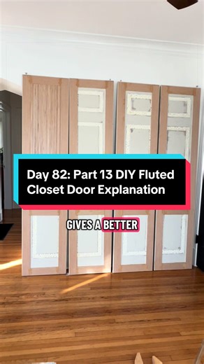 DIY Fluted Closet Door Explanation