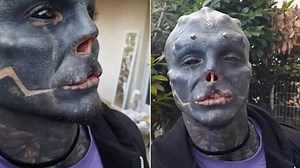 I went through extreme body modification to look like a Black Alien