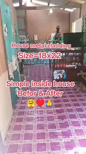 Simple house half concrete & half metal cladding.☺️🤗♥️ #simplehousedesign #insidehouse #metalcladdingdesign | Junjun Amaro Vlog