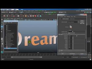 Text Animation Motion Trail using MASH Motion Graphics Tool Maya 2017
