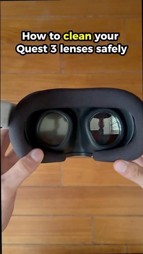 How to Clean Quest 3 lenses Safely!