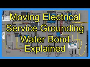 Moving Electrical Service Grounding Water Bond Explained