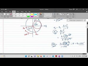 L-12 | How to Solve Lossy Transmission Line Problems Using smith Chart | Explanation | Example