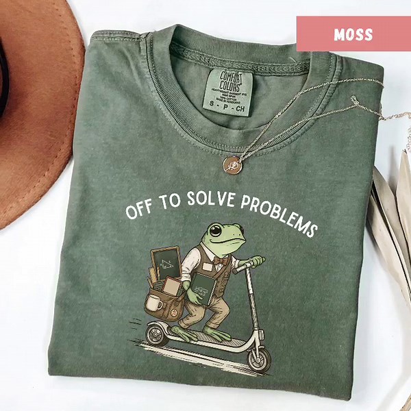 Funny Math Teacher Shirt, Frog Math Tshirt, Algebra Teacher Gift, Math Lover Tee, Back to School Teacher Shirt, Statistics Tee Gift - Etsy