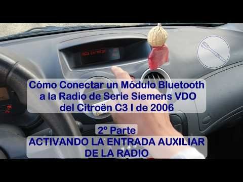 Citroën C3 I del 2006, Instalar Modulo Bluetooth a la Radio de serie Siemens VDO 2 parte