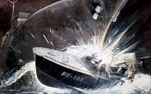 天雾号撞沉PT109（1963年《PT109》选段）