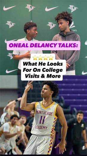 Had the amazing opportunity to interview Shooting Guard Oneal Delancy on what he looks for on college visits⭐️, Sunrise competition with his mom 🖊️ & playing his siblings in basketball 👀! Appreciate bro for taking time with me and CONGRATULATIONS on winning the East EYBL Scholastic Tournament.