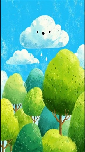 Rainbow Magic with a Little Cloud ☀️🌈 | Kids Animated Story #cartoonforkids #kidslearning #ideas