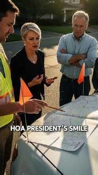 HOA Paved Right Over My Property Line — The County Survey Turned Their Driveway Illegal #hoa