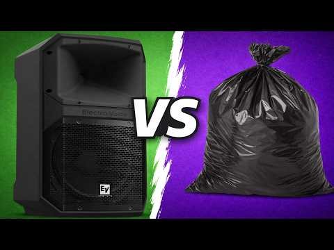 Electro-Voice EVIVA 12P vs Garbage Bag, What Happened? Did Electro-Voice Just Go Backwards?