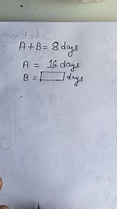 2.8K views · 1.6K reactions | Time and work question easy solution ? #science #education #students #StarsEverywhere #generalknowledge | Prasann Priyadarshi | Facebook