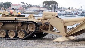 The US Bridge Tank in Action   M60 AVLB Demonstrate Bridging Capabilities   Military Videos