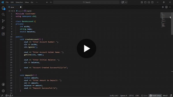 #cplusplus #programming #studentdeveloper #engineeringstudent #codingjourney #vscode #learningbydoing #galgotiasuniversity | Abhinav Kumar
