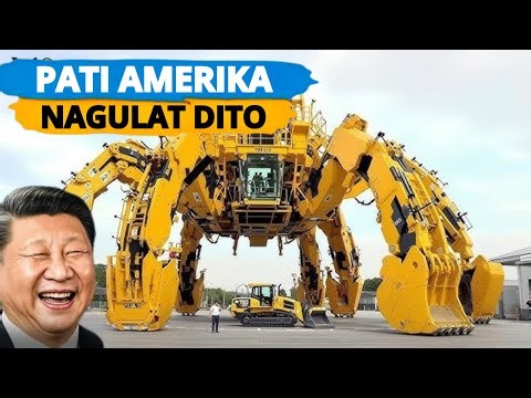 PATI AMERIKA NAGULAT ng MAKITA nila ang CONSTRUCTION MACHINE na GAWA ng CHINA!