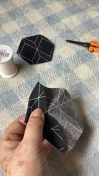 🧵 How to make a fabric hexagon without a paper pattern