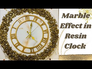 Resin Clock Making: Step-by-Step Guide to Creating Stunning Marble Effect | DIY Resin Clock