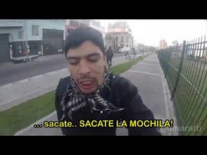 Increible intento de robo a turista capturado en una GoPro.