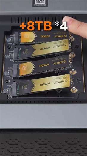 Max 198TB! 6 SSD bays plus 5 HDD bays.11-bay NAS private cloud storage is here!#orico #tech #storage