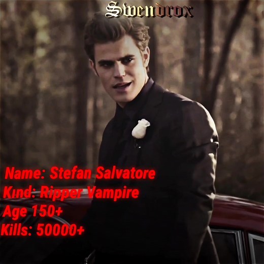 Best Vampire! Stefan Salvatore, Ripper Stefan | Vampire Diaries