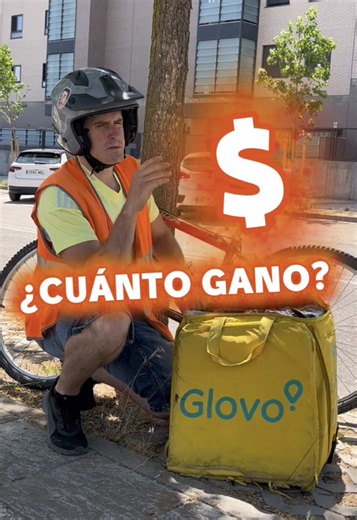 ¿Cuánto GANO en Glovo?💰 #trabajo #españa #glovo