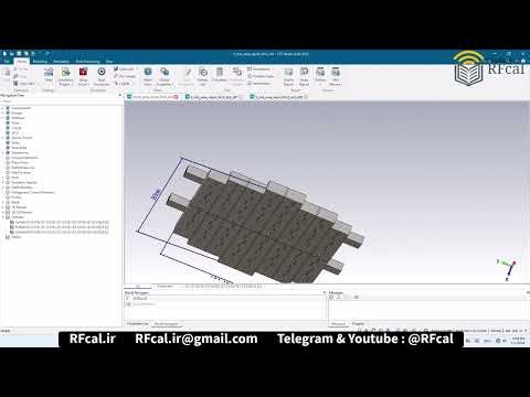 Designing Slotted Waveguide Antenna Arrays with CST Studio Suite | 8x16 slot 4port number9