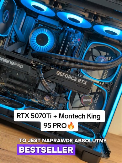 Komputer dla Mariusza z RTX 5070Ti w obudowie Montech King 95 PRO 😎🔥 Dajcie znać w komentarzu co sądzisz o tym zestawie!😁 Pełna specyfikacja: 📌Procesor: Ryzen 7800X3D 📌Chłodzenie procesora: Arctic Freezer III PRO 369 📌Pamięć RAM: GOODRAM 2x16GB 6000MHZ CL30 📌Płyta główna: Gigabyte B850 EAGLE WIFI6E 📌Dysk: SP US75 2TB 📌Karta Graficzna:PALIT RTX 5070TI Gaming PRO-S 📌Zasilacz: ENDORFY SUPREMO FM6 850W 📌Obudowa: Montech King 95 PRO BLACK ZAINTERESOWANY ZAKUPEM? dreamsetup.pl 🫡 W cenie: ✅