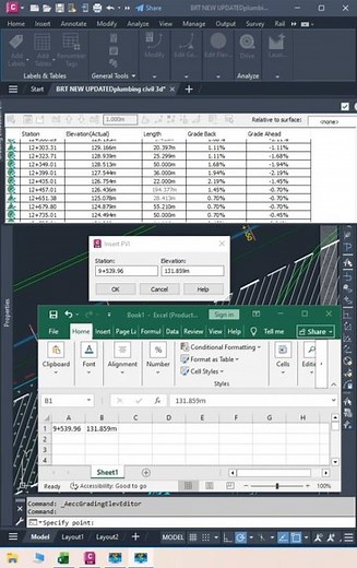 Civil 3D Hack: Get Elevation at Any Chainage in Seconds! 🚀 #Civil3D #AutoCAD #tutorial