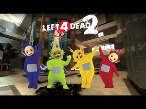 TELETUBBIES SURVIVES ZOMBIE APOCALYPSE! || L4D2 Teletubbies Mod Gameplay