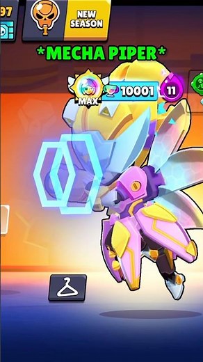 Mecha Piper🔥✅ Brawl Stars #shorts #brawlstars #brawlstarsshorts