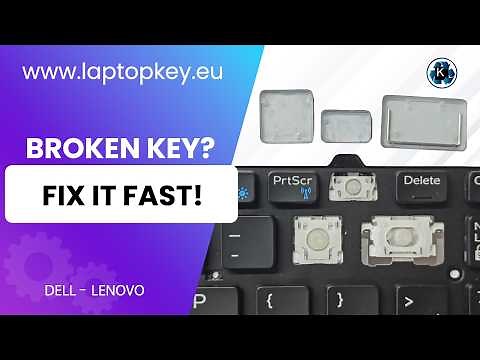 How to Fix Laptop Keys Dell Latitude E5450 E5470 E7470 7480 Precision M7710 Lenovo X1 Yoga Gen 6
