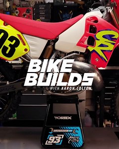 166K views · 833 shares | Get ready to drool – This Honda CR500 build by Aaron Colton is a thing of beauty.  Watch the latest episode of Bike Builds  youtu.be/_tu7Rd19vwM | Red Bull Motorsports | Facebook