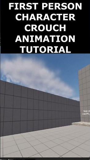First Person Character Crouch System in Unreal Engine 5. #unrealengine5 #unrealengine