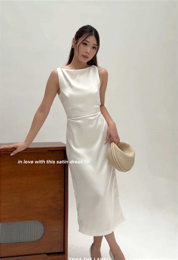 Stunning Satin Dress for Fashion Enthusiasts