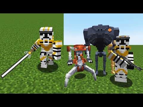 Star Wars Galaxy in a Cube Mod for Minecraft