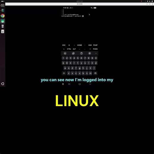 Turn Any Android Into a Linux Machine #shorts #linux #samsung