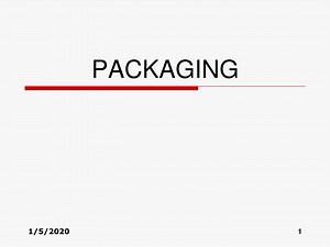 PACKAGING - SlideServe