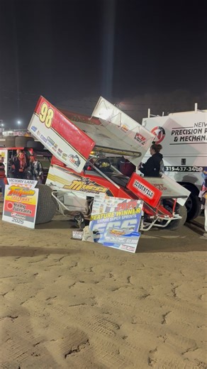 Joe Trenca wins the ESS feature on night ✌️of Neivel Precision Plumbing Outlaw Weekend! | Fulton Speedway