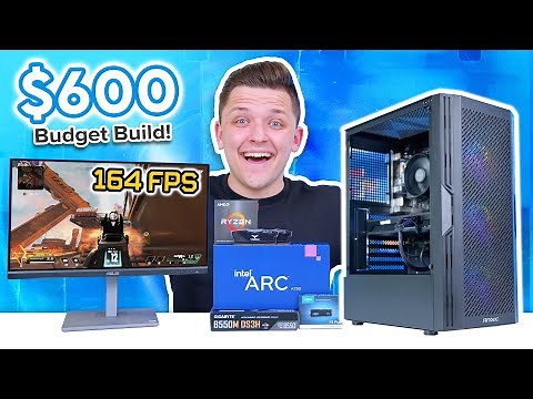 Budget $600 Gaming PC Build 2024! 👌 [Full Build Guide w/ 1080p Benchmarks]