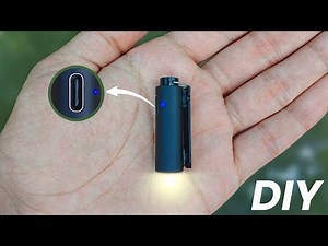 World's Smallest DIY Flashlight!
