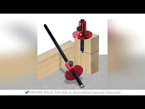 Wheel Marking Gauge - Woodworking Scriber - Wood Marking Tools With Inch & MM Scale - Parallel Line