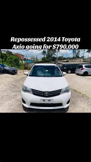 2014 Toyota Axio for Sale - Repossessed Sedan