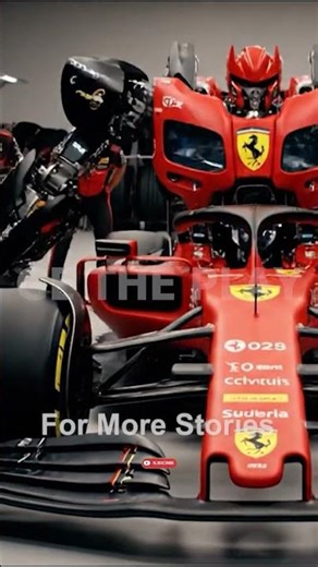 F1 Ferari EPIC TRANSFORMATION❗ Epic Robor Transformer - robô Transformer #transformers