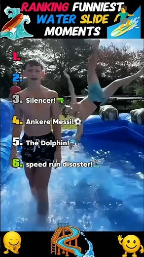 Ranking the Funniest Water Slide Moments EVER 😂💦 (You’ll Lose It)