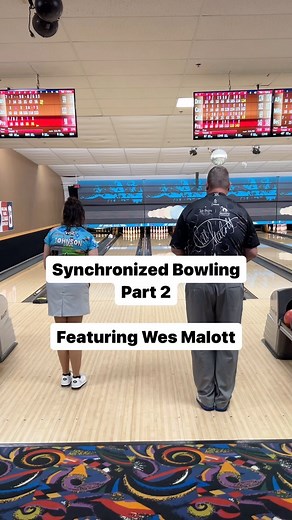 10K views · 491 reactions | Synchronized Bowling  feat. Wes Malott #part2 #bowling #bowlinghack #bowlingfun #professional #bowler #pba #pwba #parisolympics #parisolympics2024 @nbcolympics @olympics | Stefanie Johnson | Facebook