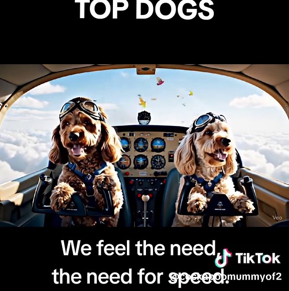 Cockapoos Take Flight: A Humorous Dog Adventure