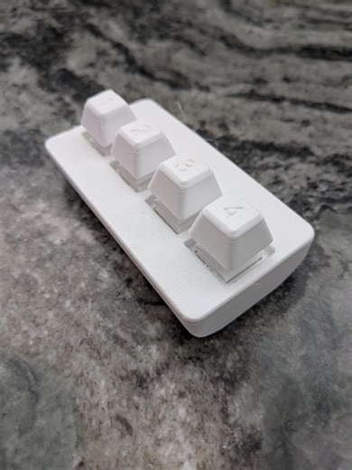 Palm-held 4-key Clicker Fidget | 3D Printed Sensory Toy | Quiet Stress Relief | ADHD & Focus Fidget - Etsy