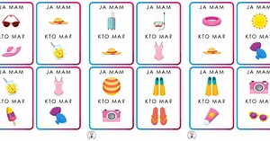 Ja mam, kto ma? Lato: karty pracy i gry do druku w PDF dla dzieci
